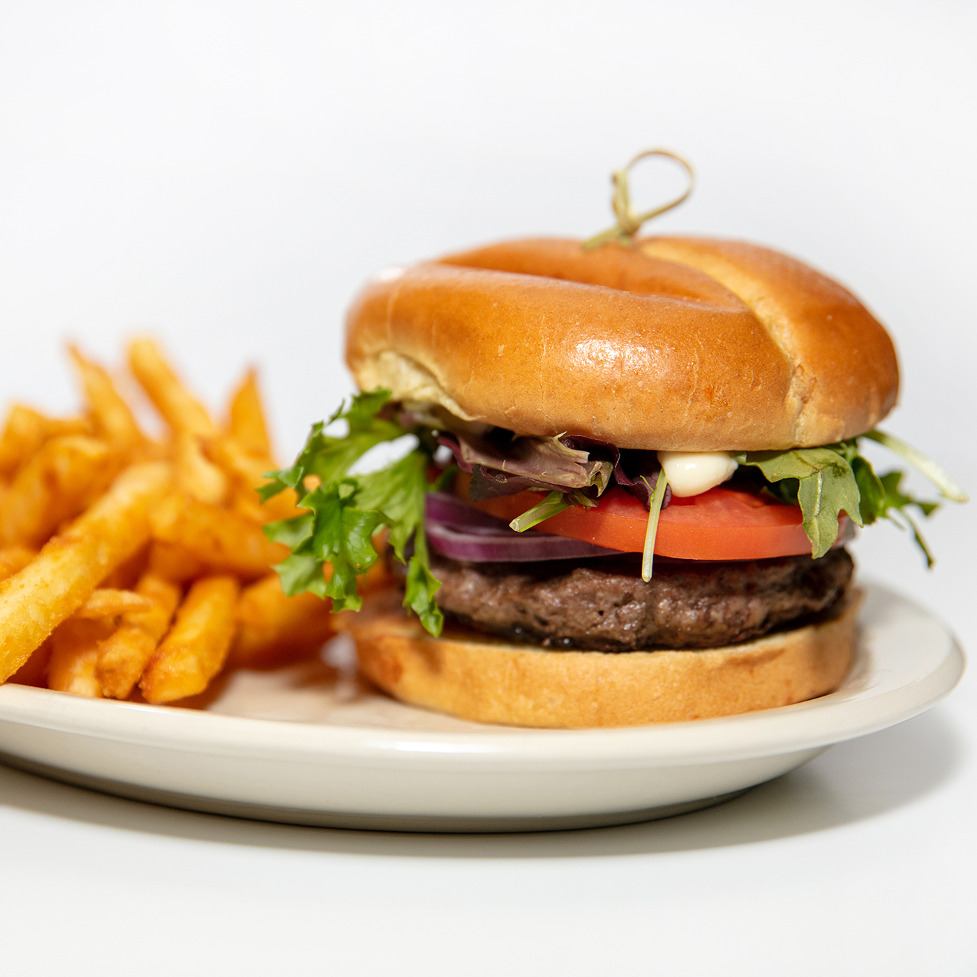 Order 1958 Burger food online from The Lookout Bar & Grill store, Maple Grove on bringmethat.com