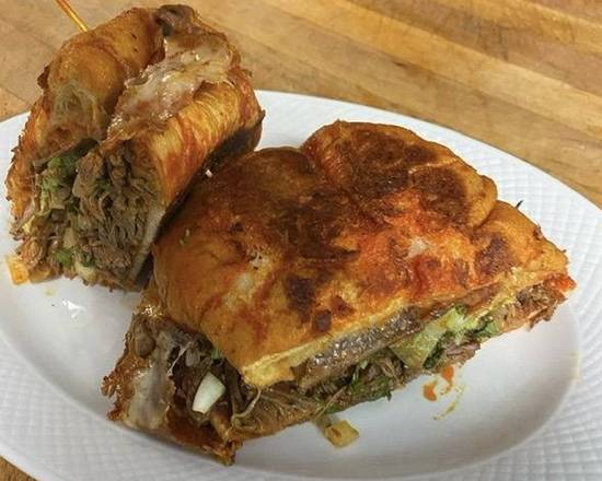 Order BIRRIA TORTA  food online from Cafe Unicorn store, New Rochelle on bringmethat.com