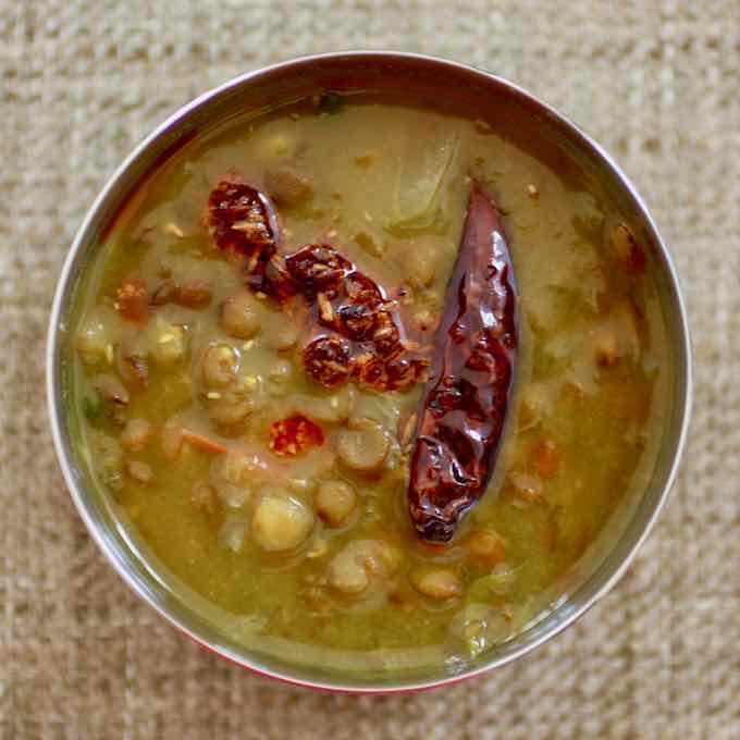 Order Classic Tadka Daal food online from Desi Chops store, New York on bringmethat.com