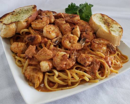Order Cajun Pasta food online from Louisiana Fried Chicken & Seafood store, Lamarque on bringmethat.com