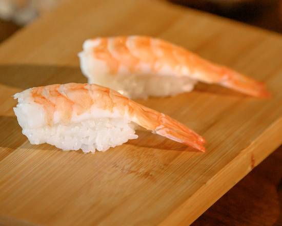 Order Shrimp Nigiri (Ebi) (2 pcs) food online from Wabi-Sabi Sushi Bar & Restaurant store, Seattle on bringmethat.com