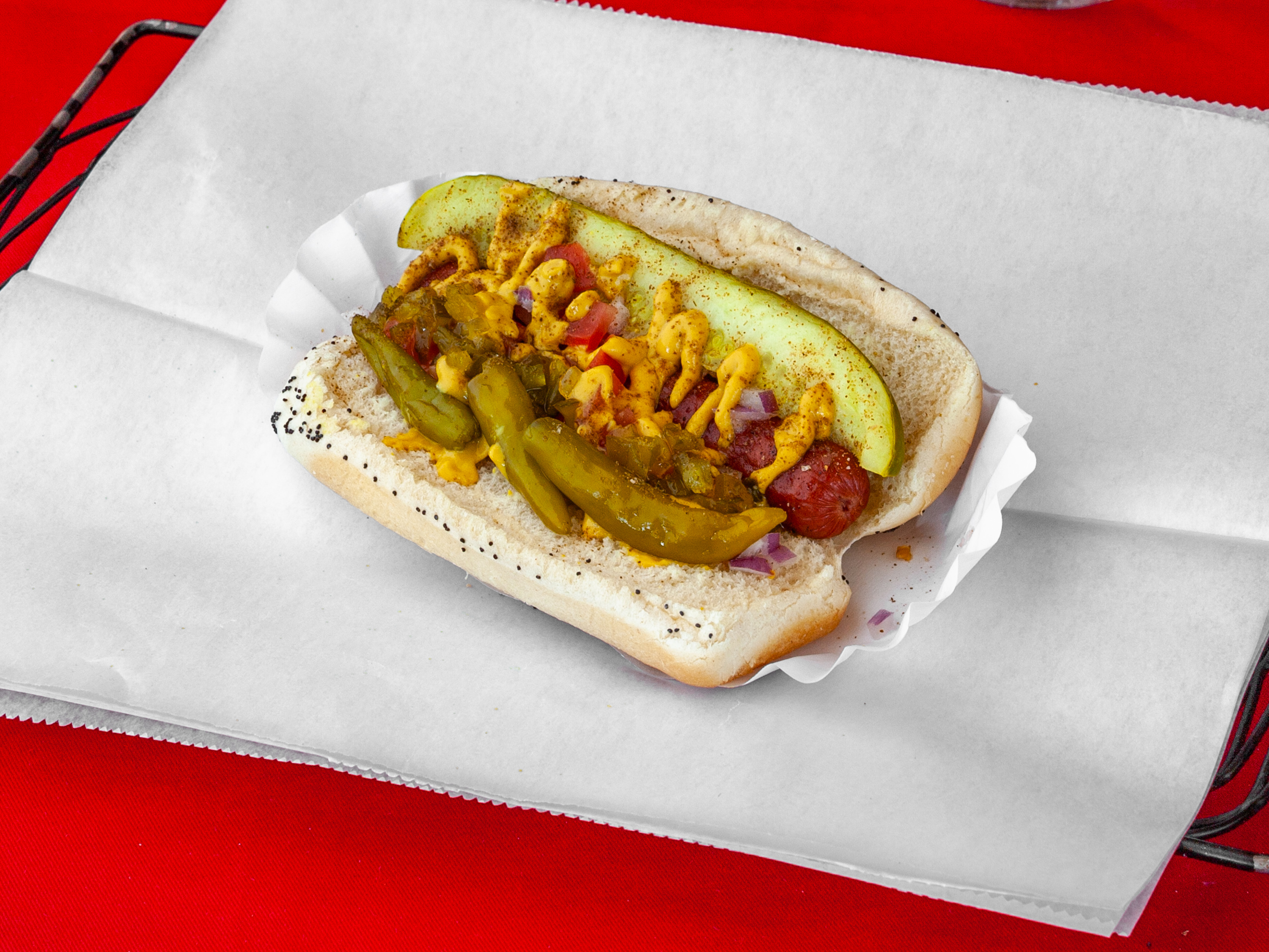 Order Hot Dog food online from Lucky Bernie store, Huntley on bringmethat.com