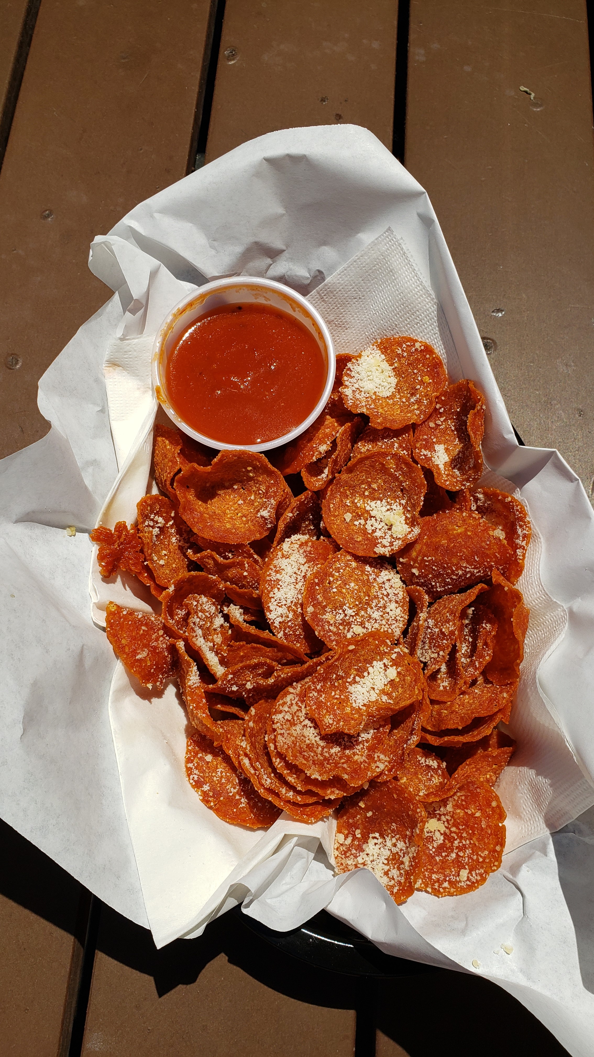 Order Pepperoni Chips food online from Burger Construction Company store, Escondido on bringmethat.com