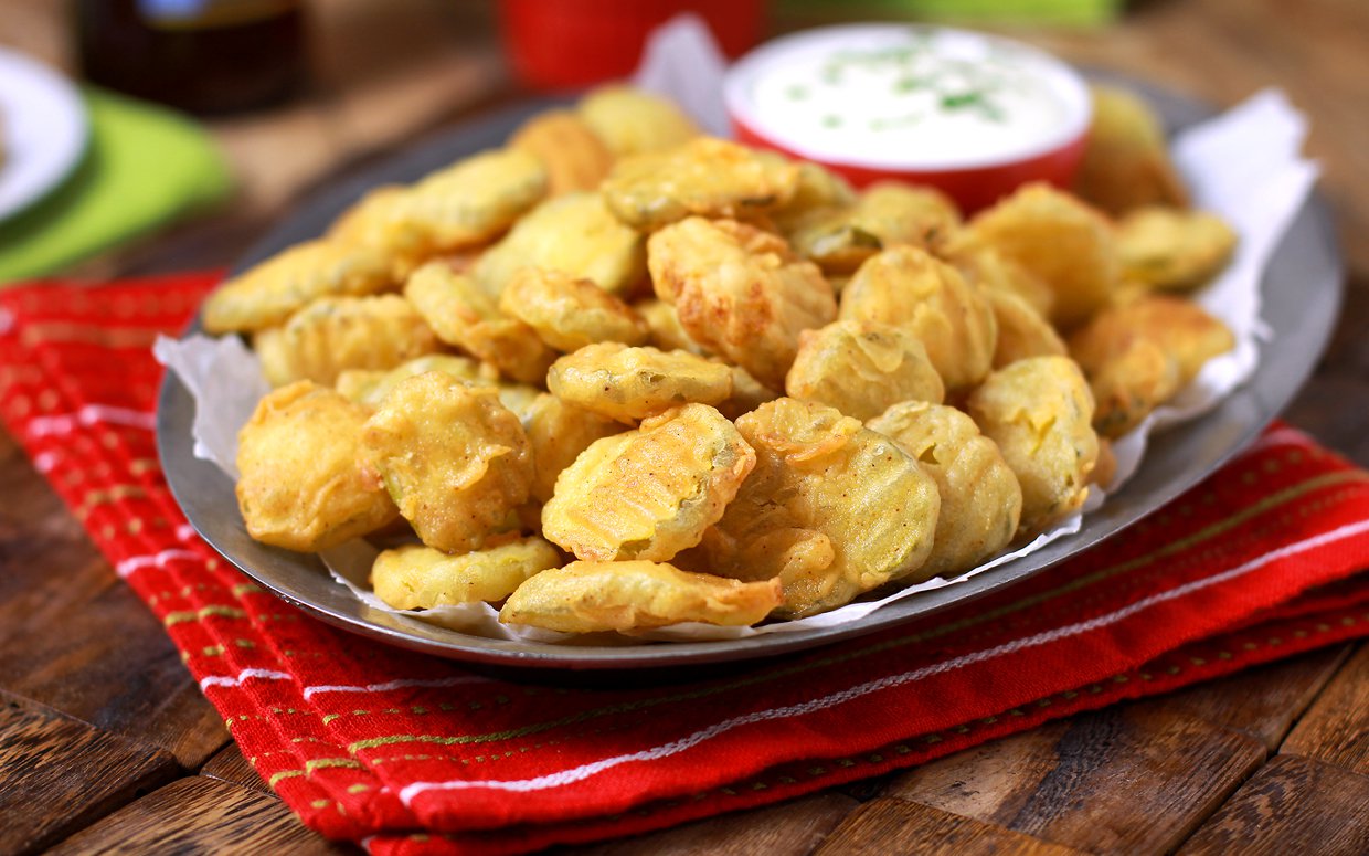 Order Fried Pickles food online from Lucky Dog Tavern and Grille store, Mason on bringmethat.com