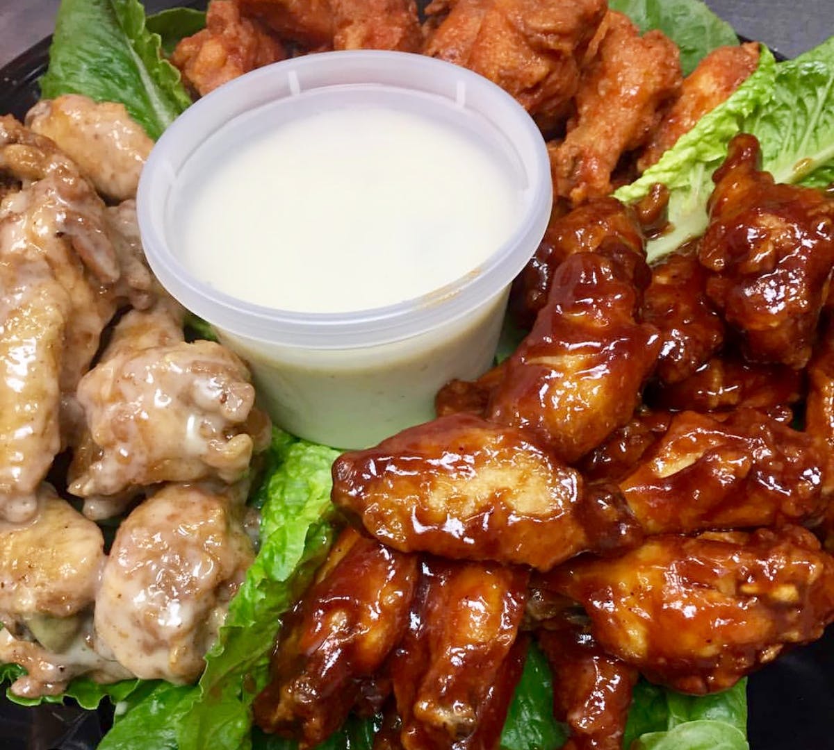 Order Wings - Small (6 Pieces) food online from Pizza Express store, Lagrangeville on bringmethat.com
