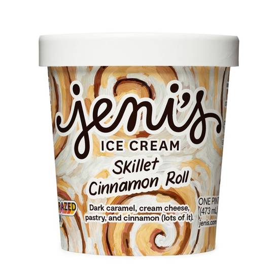 Order Skillet Cinnamon Roll Pint food online from Jeni Splendid Ice Creams store, Nashville on bringmethat.com