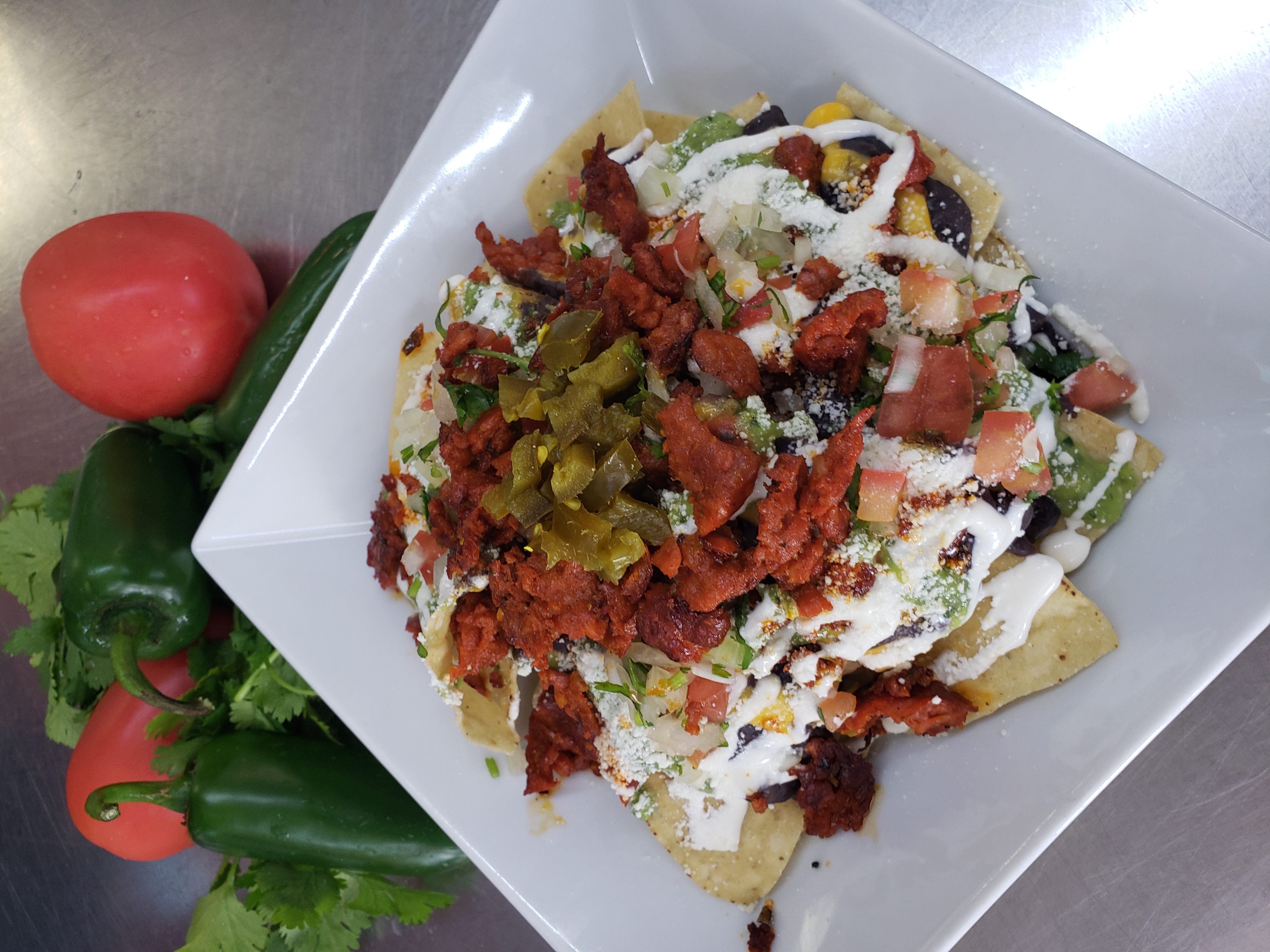 Order Chorisos Nachos food online from Don Chile Mexican Grill-Southern Blvd store, Bronx on bringmethat.com