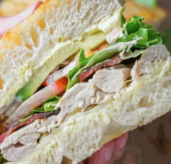Order Turkey Chipotle Club Sandwich food online from IV Deli Mart store, Goleta on bringmethat.com