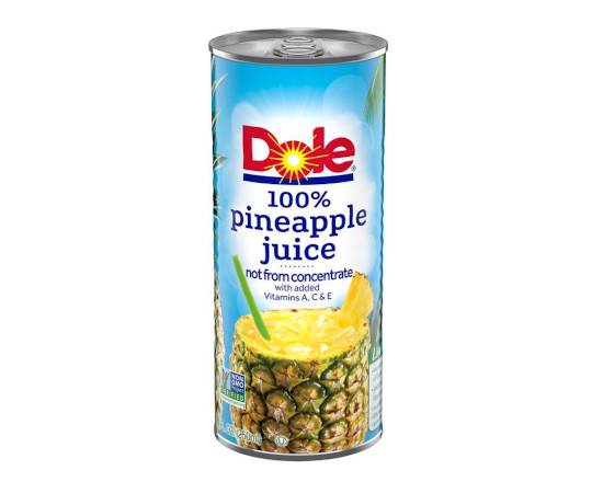 Order Dole Pineapple Juice 8oz can food online from Windy City Liquor Market store, El Cajon on bringmethat.com