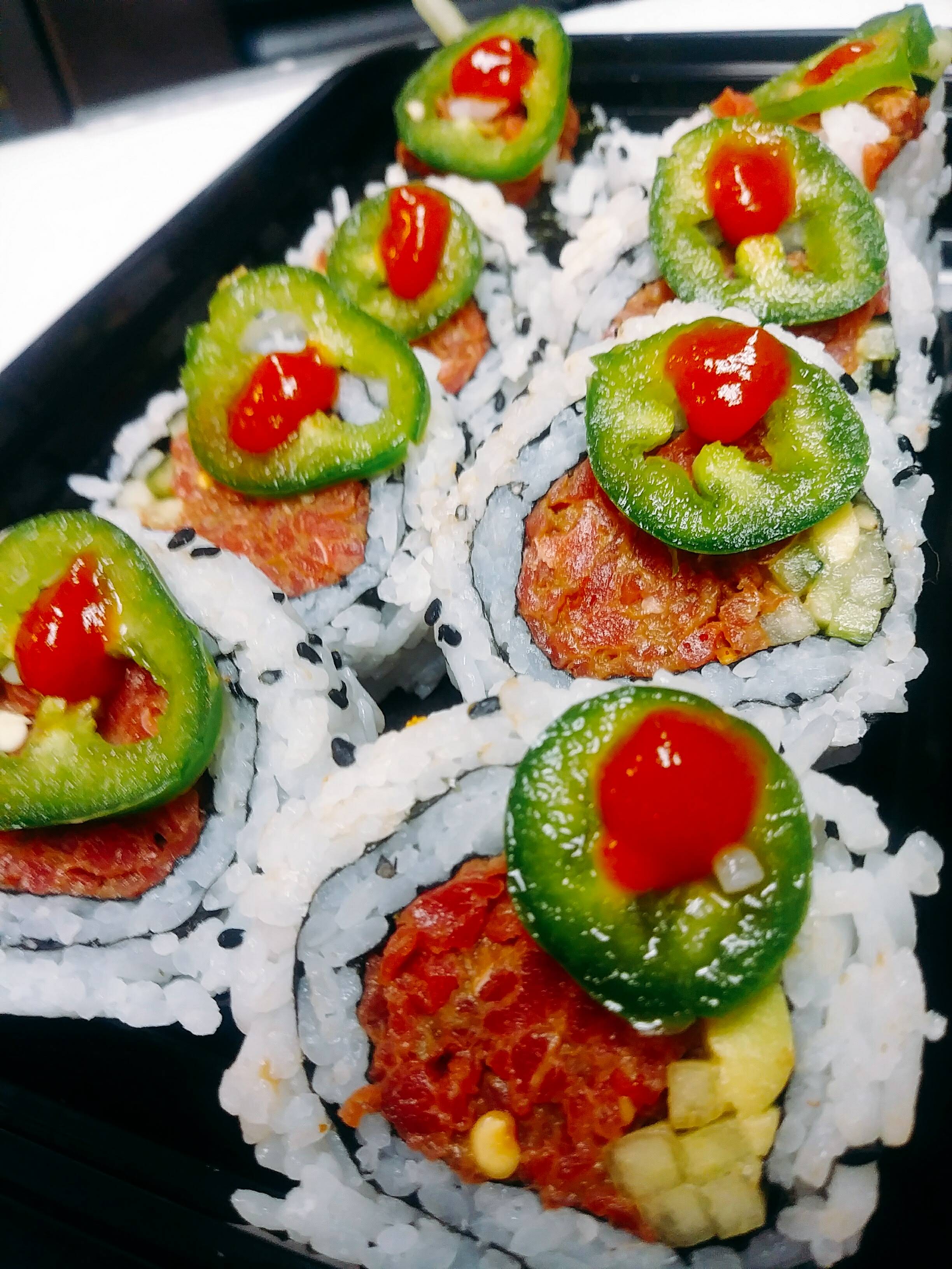 Order Spicy Tuna Roll ️ ️ food online from Sea Ranger Seafood Station store, Ventura on bringmethat.com