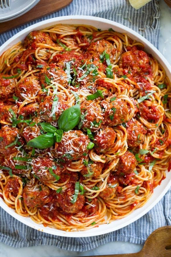 Order Meatball Spaghetti food online from New York Pizza & Pasta store, San Leandro on bringmethat.com