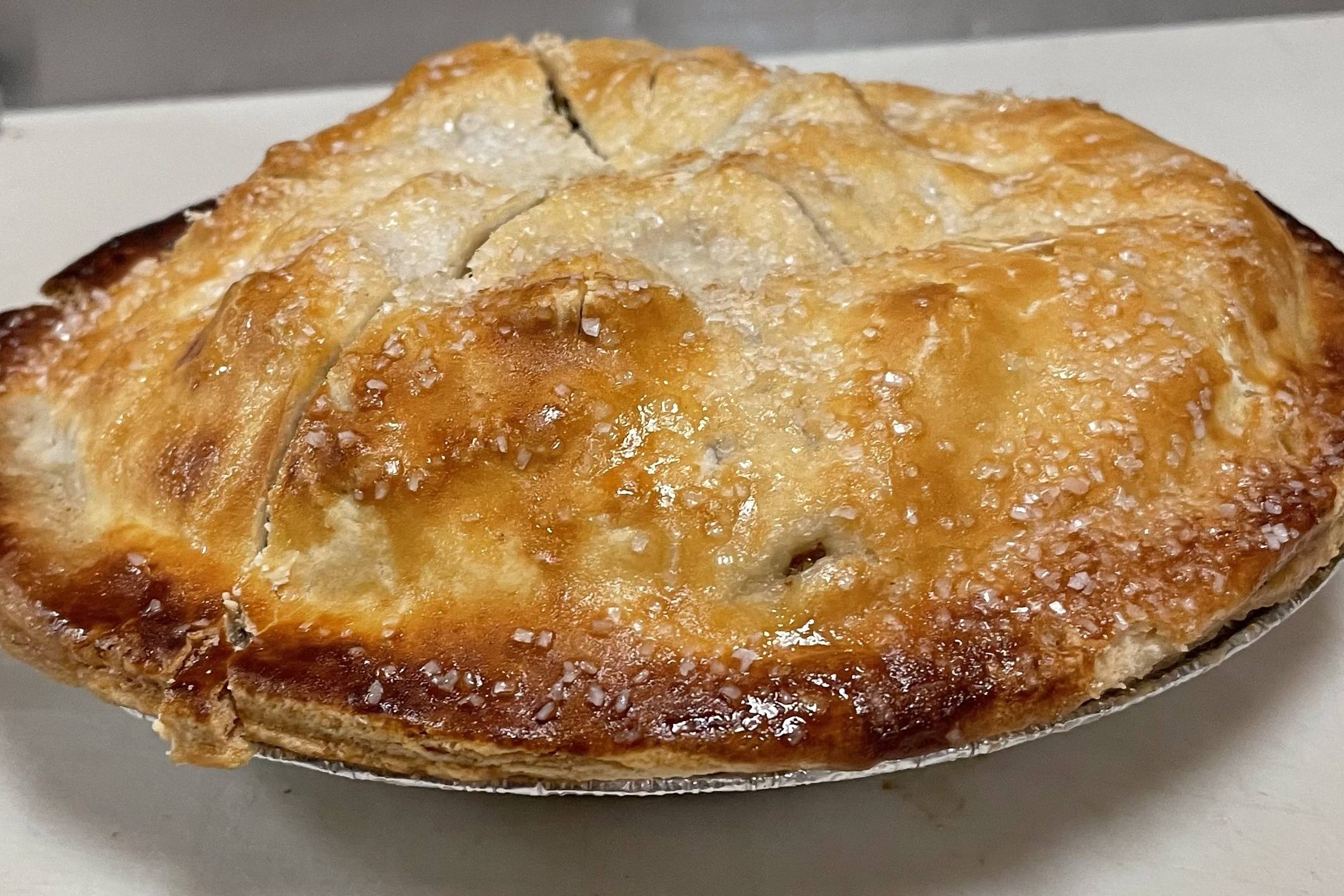 Order *** Full Apple Pie food online from Pizza Queen store, Providence on bringmethat.com