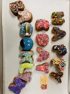 Order Birthday alphabet each letter  food online from Jc Donuts store, Aliso Viejo on bringmethat.com