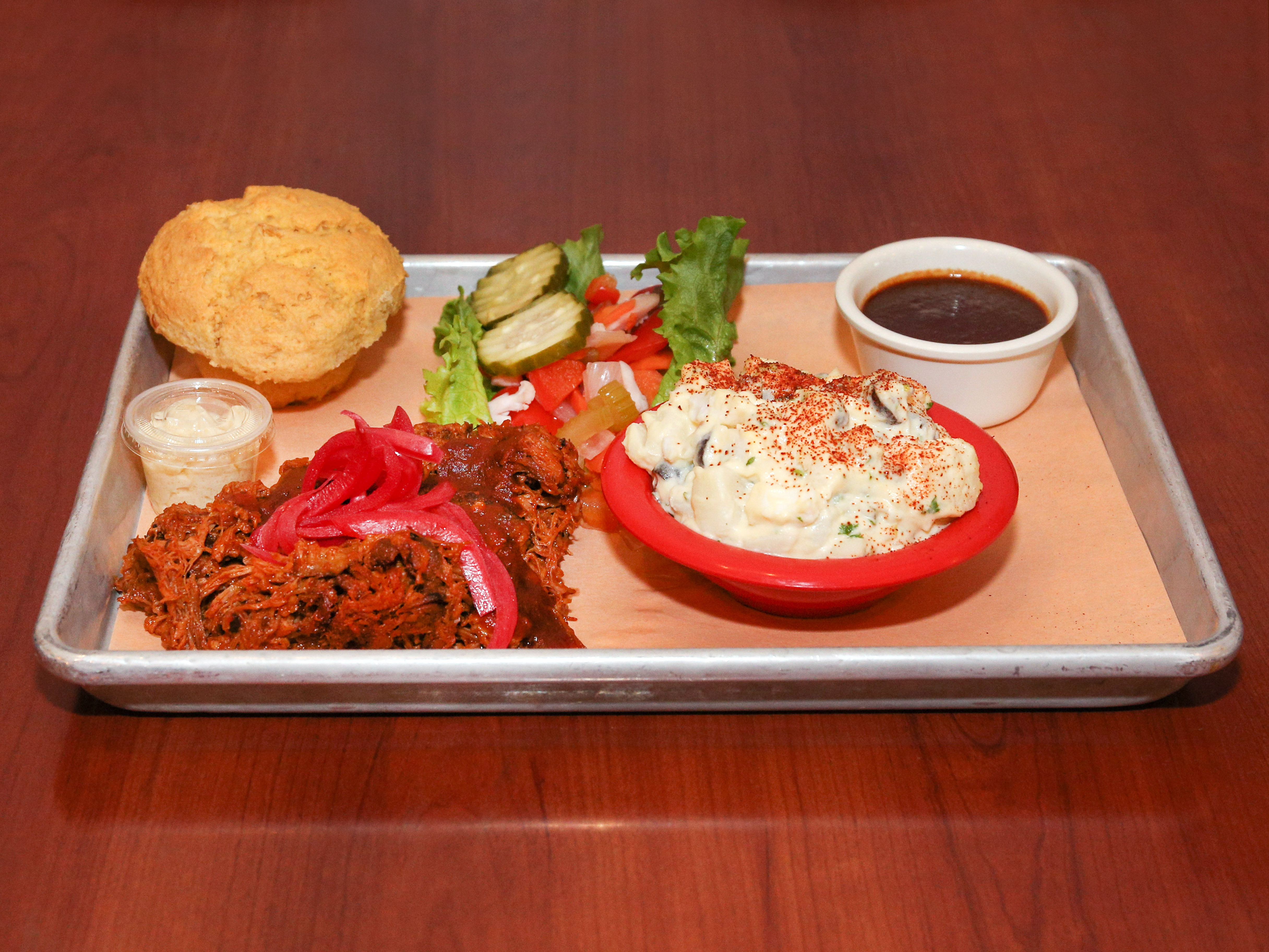 Order Pulled Pork Plate food online from Qbb store, Mountain View on bringmethat.com