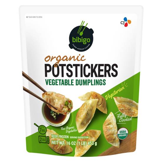 Order Bibigo Frozen Organic Vegetable Potstickers 16oz food online from Everyday Needs By Gopuff store, Providence on bringmethat.com