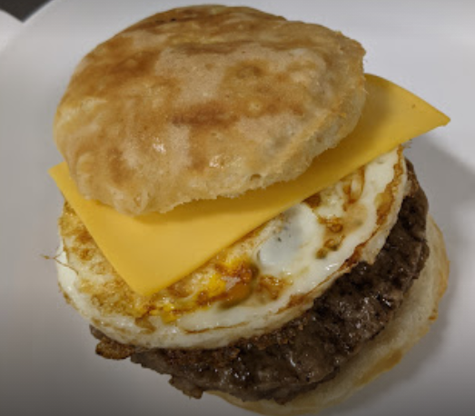 Order Sausage Biscuit food online from G & R Market store, Cleves on bringmethat.com