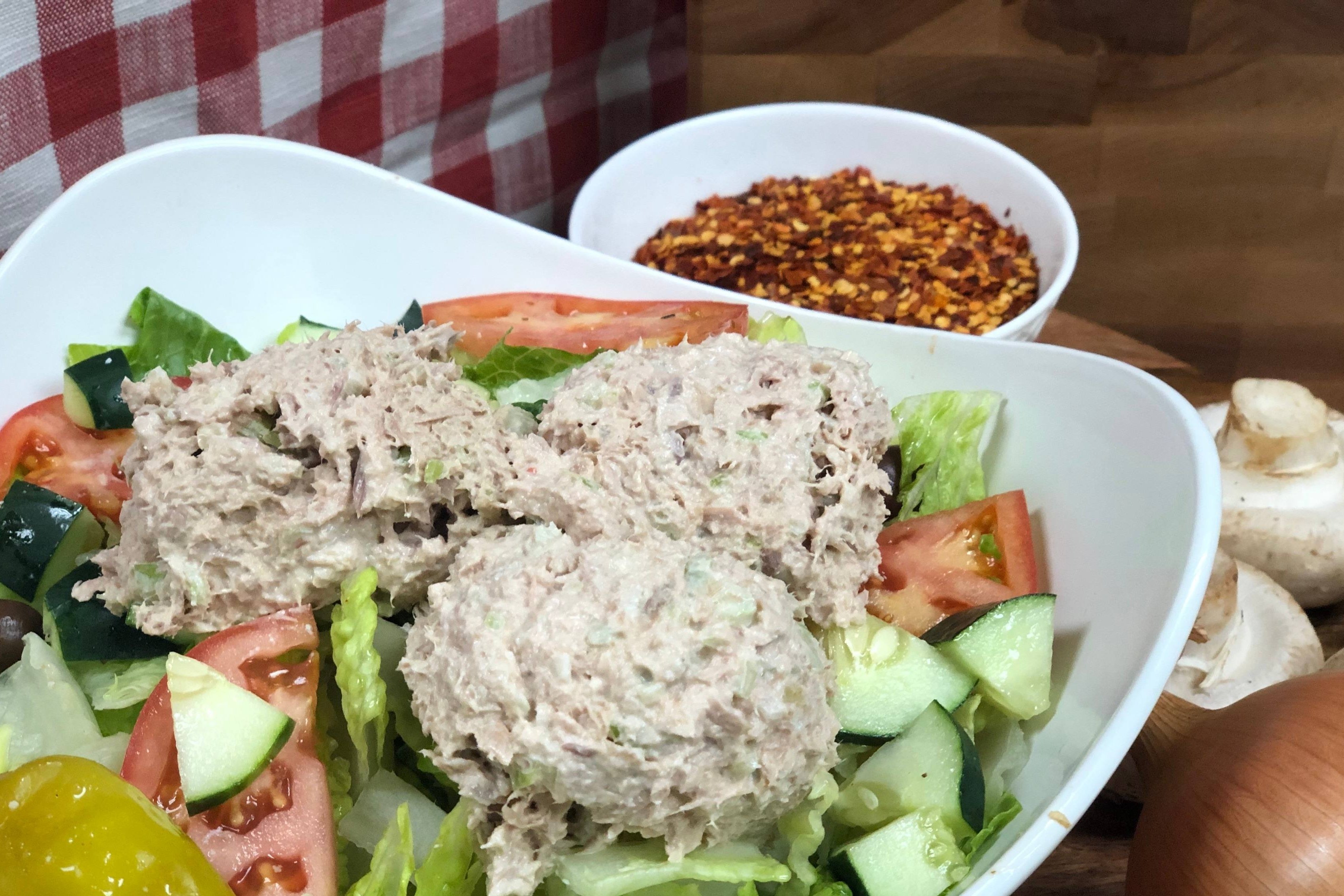 Order Tuna Salad food online from The Chicken Chicken Place store, Bethesda on bringmethat.com