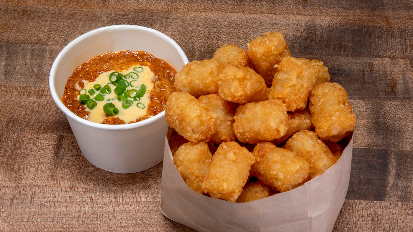 Order CHILI CHEESE TOTS food online from Jailbird store, Los Angeles on bringmethat.com