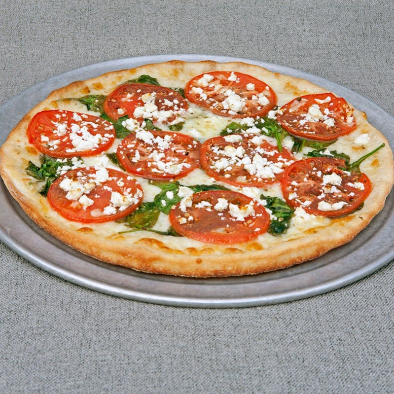 Order White Feta Pizza - Personal food online from Palermo's Pizza store, Blue Bell on bringmethat.com