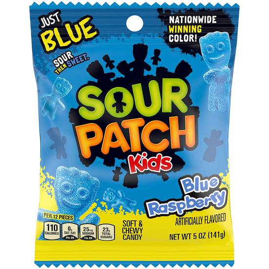 Order Sour Patch Kids Blue Soft Chewy Candy Bags Raspberry food online from Exxon Food Mart store, Port Huron on bringmethat.com