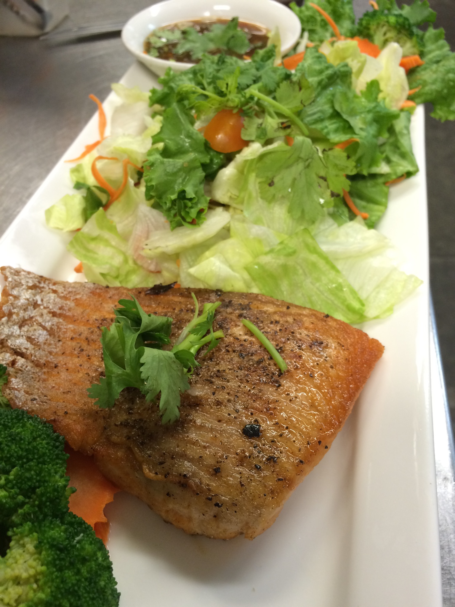 Order Grilled Salmon food online from Thailand Restaurant store, Beaverton on bringmethat.com