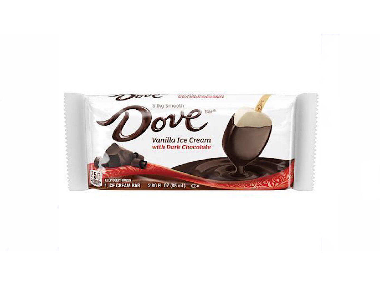 Order Dove Vanilla Ice Cream with Dark Chocolate food online from K-Town Beer & Wine Food Mart store, Los Angeles on bringmethat.com