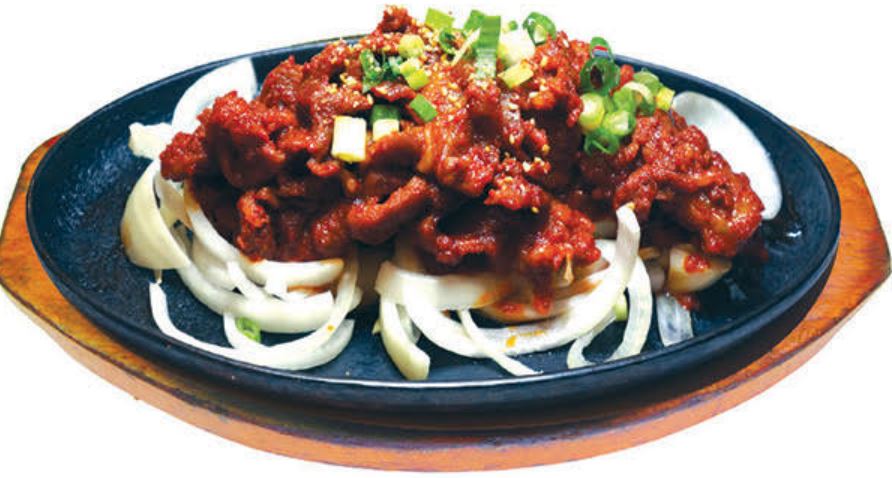 Order BBQ Spicy Pork Special 제육볶음 food online from Pyeong Chang Tofu store, Oakland on bringmethat.com