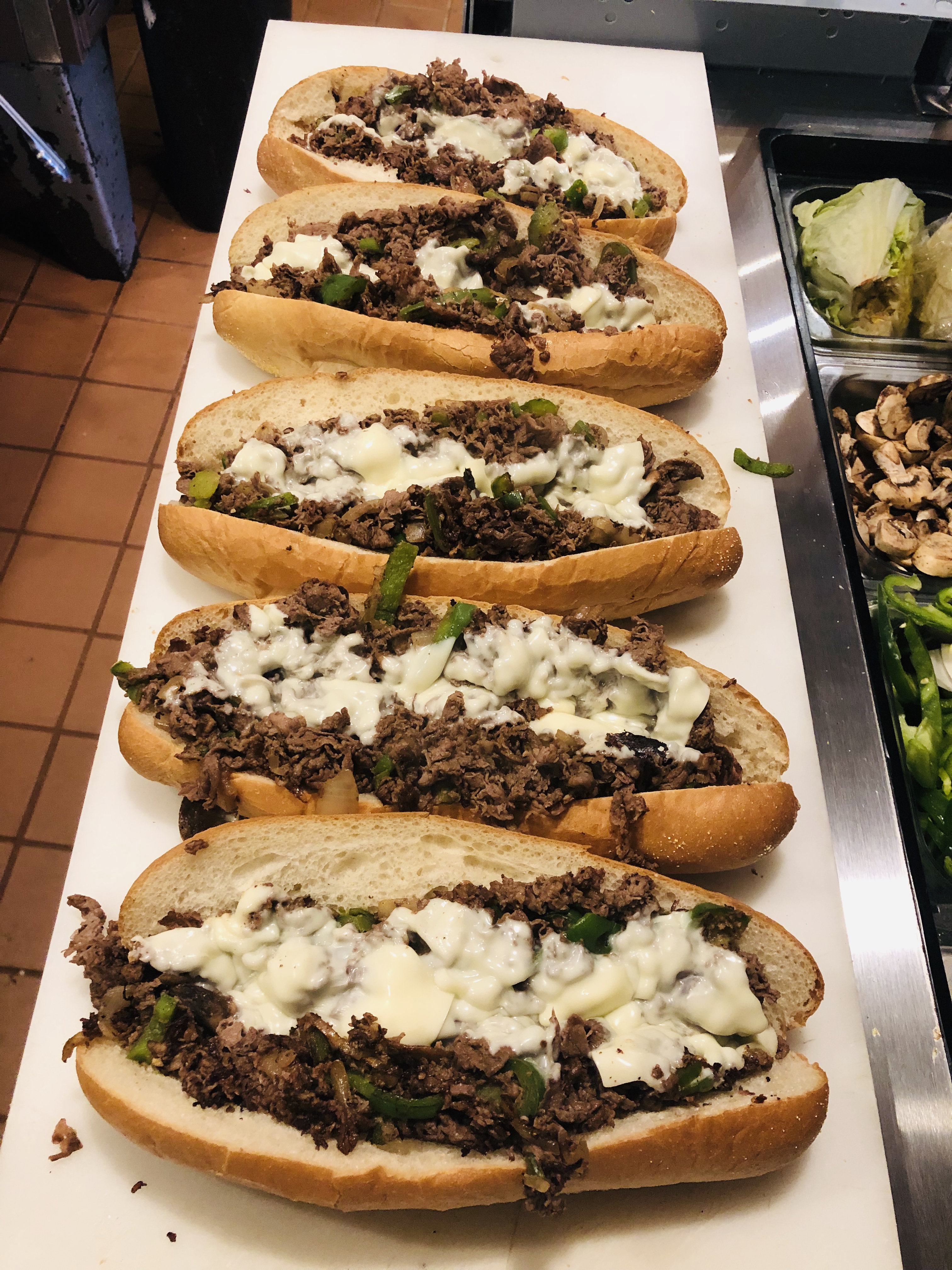 Order Steak and Cheese Sub with fríes  food online from Caliente Mexican store, Providence on bringmethat.com