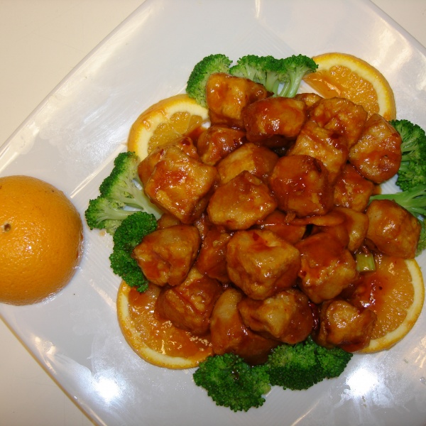 Order T8. Quart of Orange Tofu food online from Empire express chinese restaurant store, Brooklyn on bringmethat.com