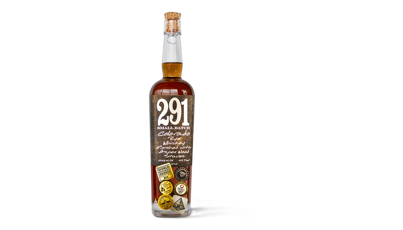 Order 291 Colorado Whiskey Aspen Stave Finish 750mL food online from Liquor Palace store, Burbank on bringmethat.com
