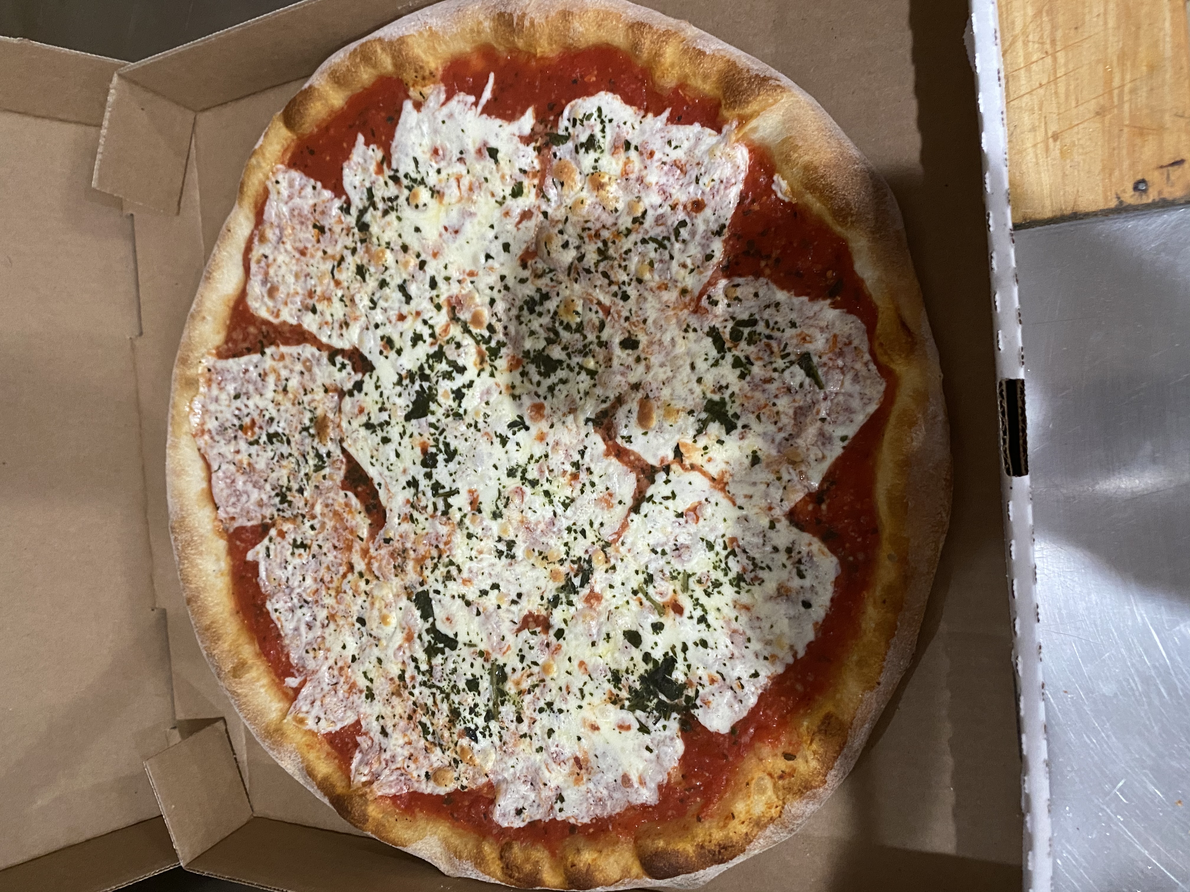 Order Margherita Specialty Pizza food online from Pepperoni store, Oaklyn on bringmethat.com