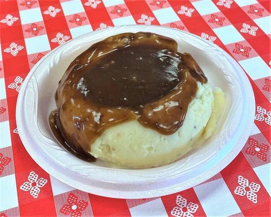 Order Mashed Potatoes & Gravy food online from Hog Wild store, Hutchinson on bringmethat.com