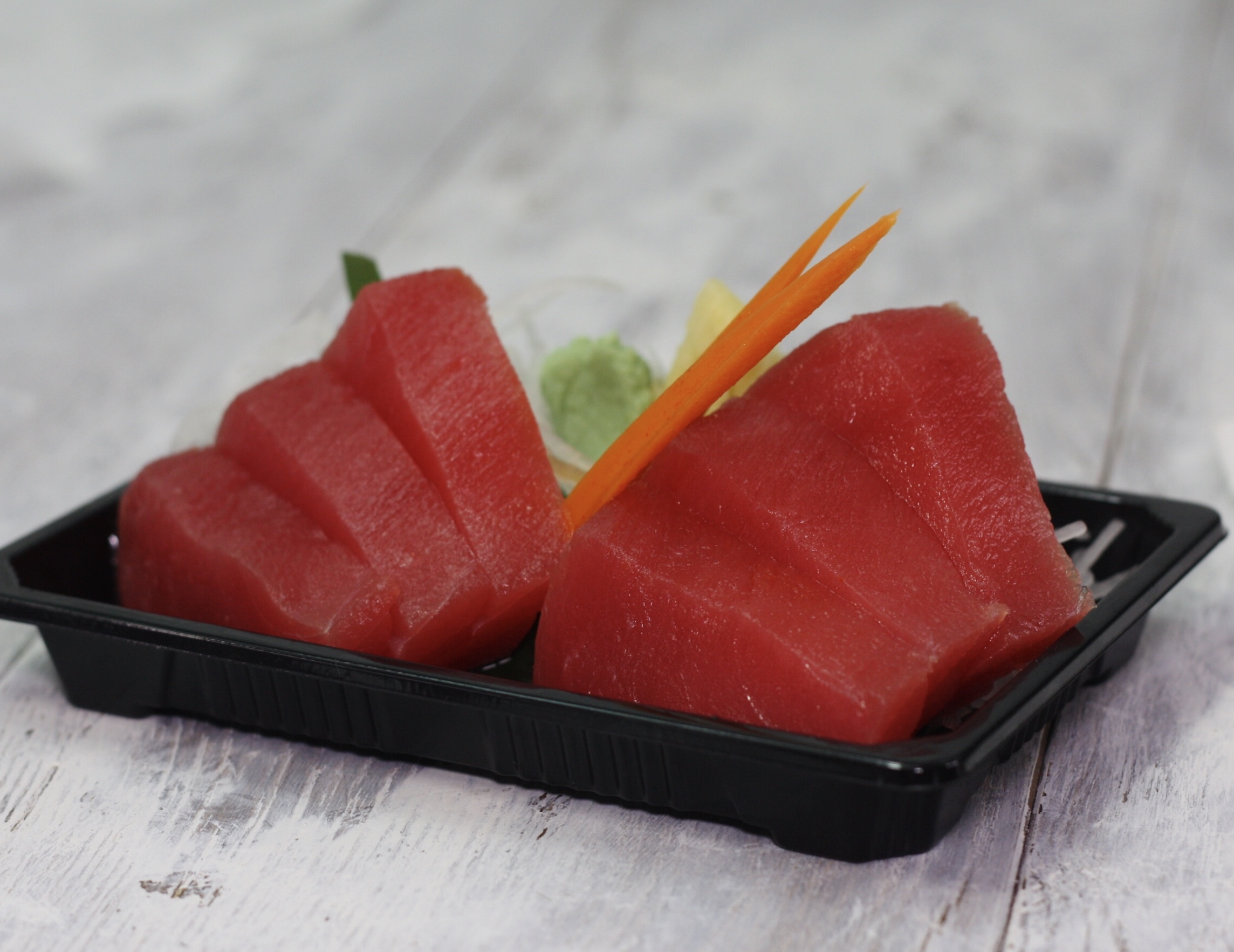 Order Tuna Sashimi (6pc) food online from Sushi N Grill store, Bakersfield on bringmethat.com