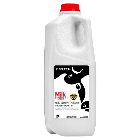 Order 7 Select Whole Milk Half Gallon food online from 7-Eleven store, Lakewood on bringmethat.com