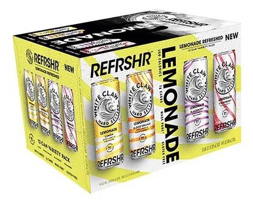 Order White Claw Refresher Lemonade 12pk cans food online from Windy City Liquor Market store, El Cajon on bringmethat.com
