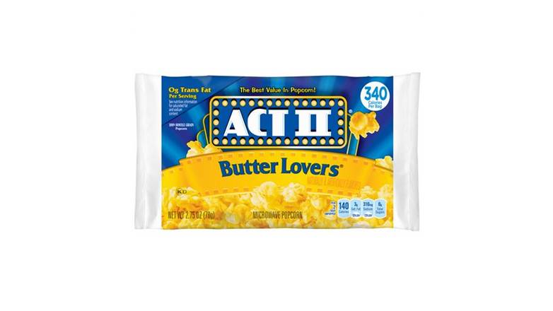 Order Act Ii Butter Lovers Popcorn food online from Energy Mart 4 store, Brevard on bringmethat.com