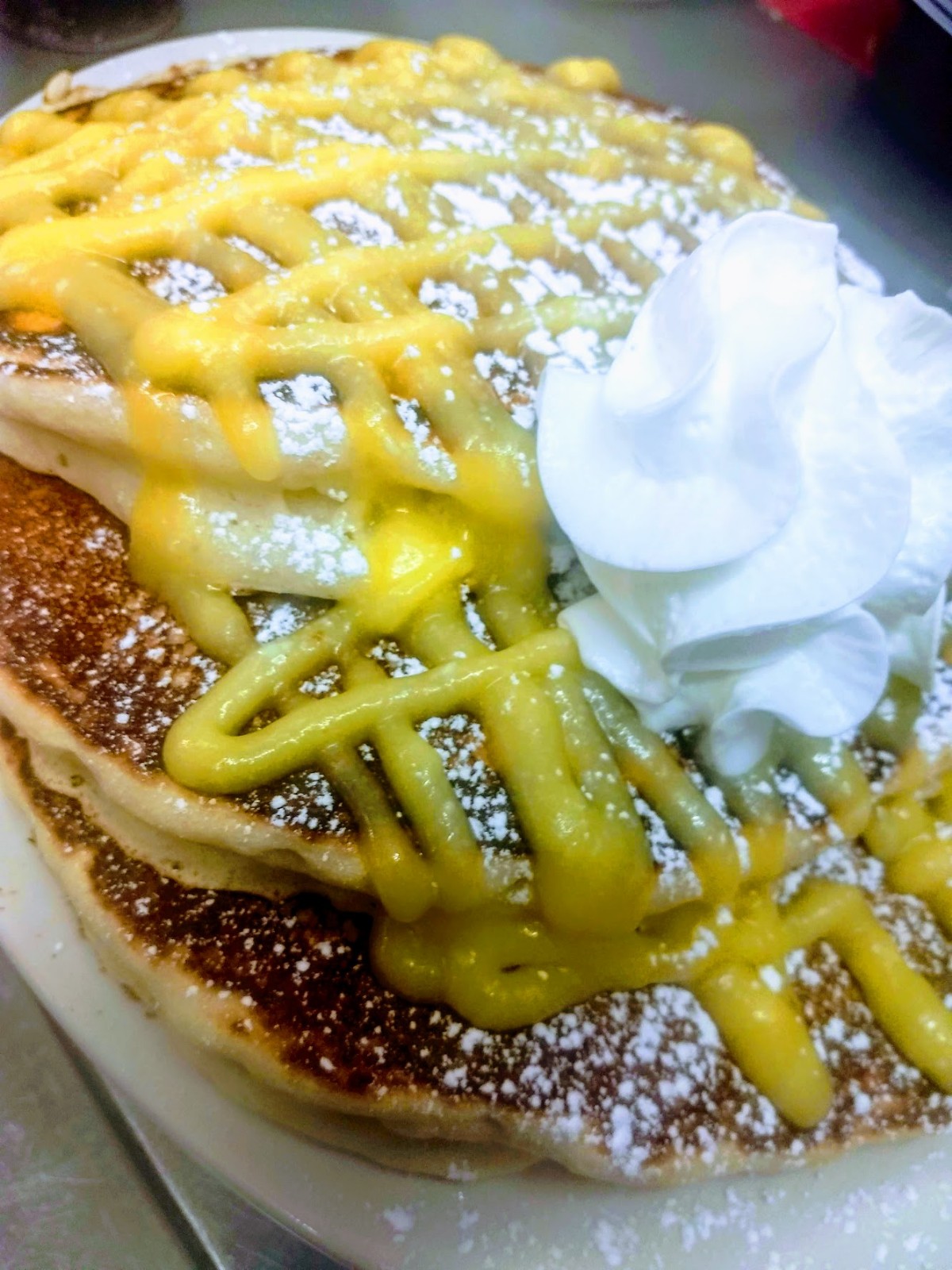 Order Lemon Ricotta Pancakes food online from The Chocolate Gallery Cafe store, Warren on bringmethat.com