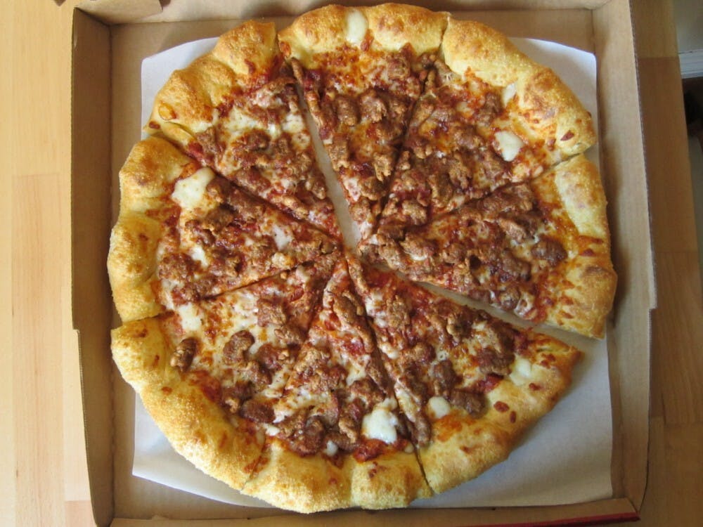 Order Meat Lover's Pizza - Large 16'' (8 Slices) food online from New Germantown Pizza store, Philadelphia on bringmethat.com