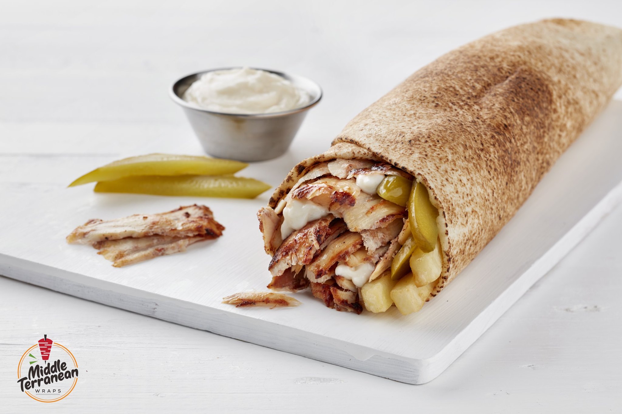 Order Chicken Shawarma Wrap food online from Middle Terranean Wraps store, Missoula on bringmethat.com
