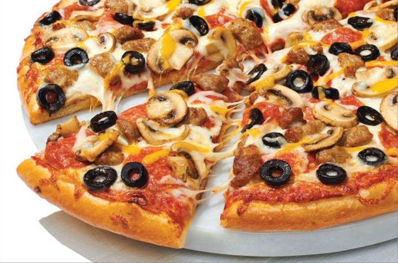 Order Cowboy Pizza - Medium 12" food online from Papa Murphy's store, Mooresville on bringmethat.com