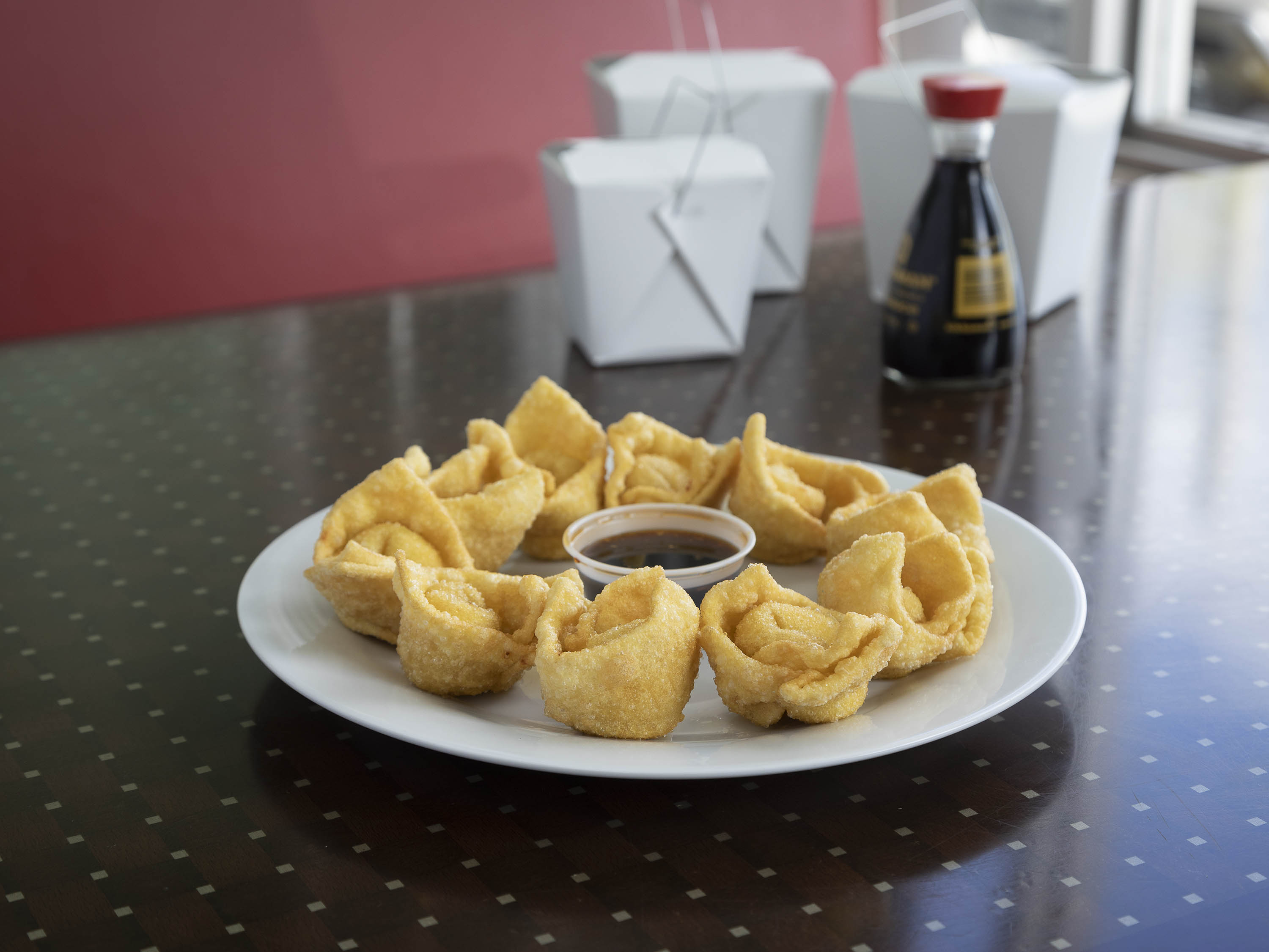 Order 10 Pieces Crab Rangoon food online from Bamboo House store, Groton on bringmethat.com