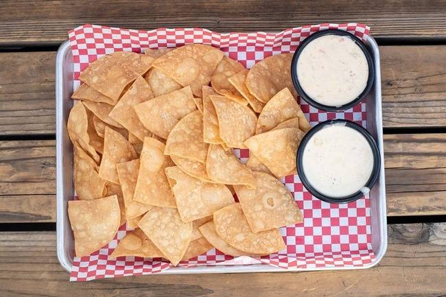 Order Chips And Queso food online from Tacos & Mas store, Tempe on bringmethat.com