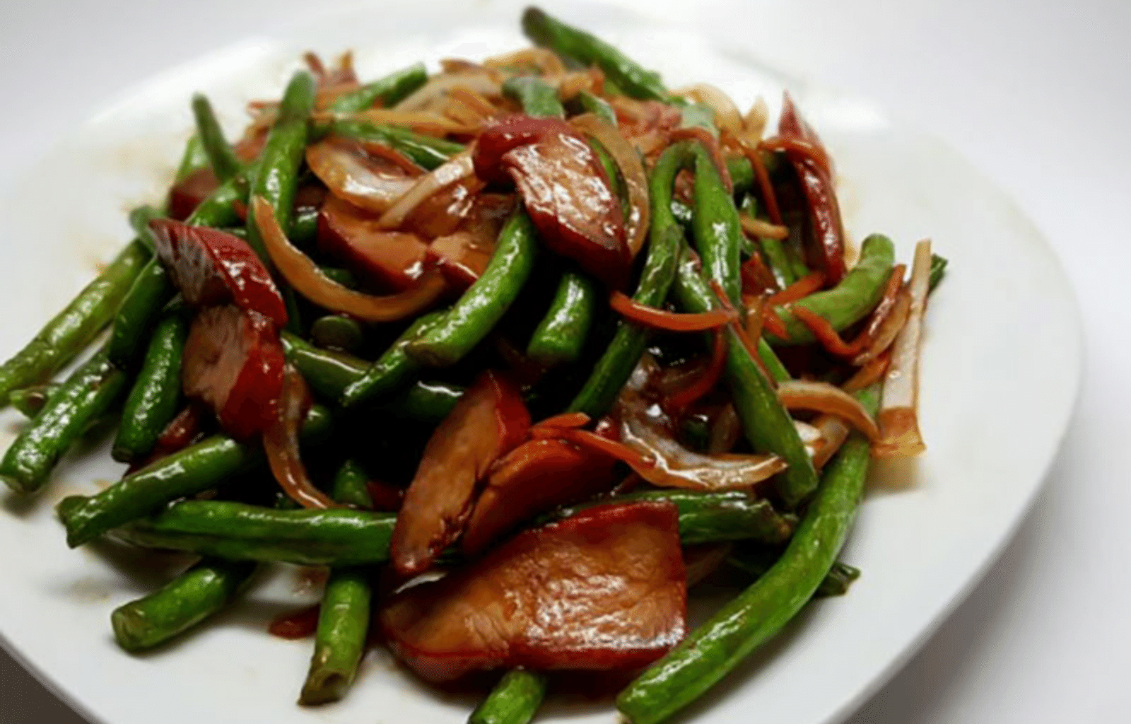 Order Pork with String Beans food online from Golden House store, Woodbridge on bringmethat.com