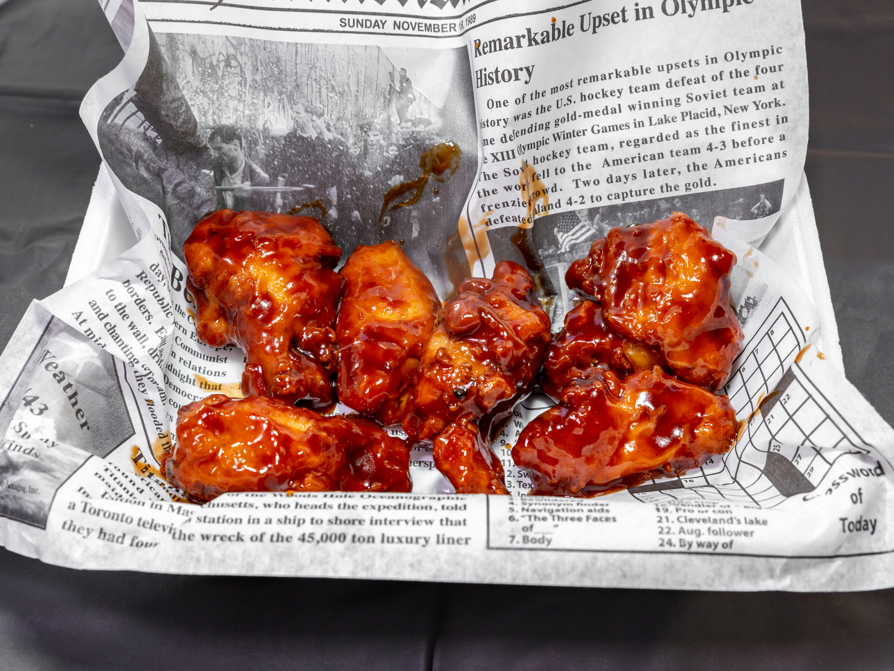Order Barbecue Wings food online from Mr. Wings store, Allentown on bringmethat.com