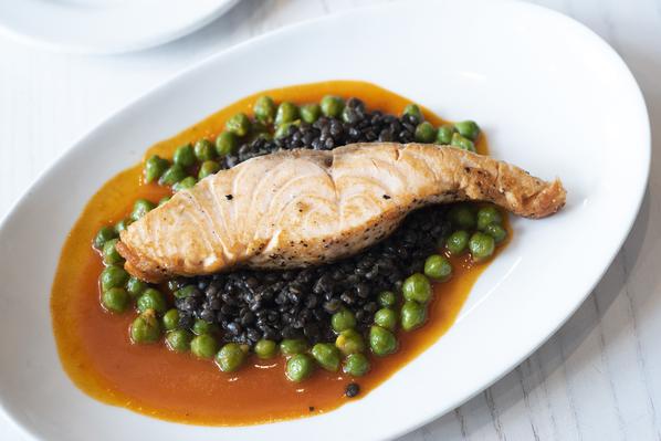 Order Pan Seared Salmon food online from High Street Cafe store, Washington on bringmethat.com
