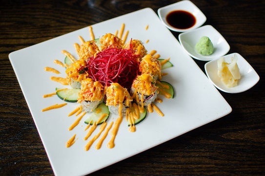 Order Volcano Roll food online from Chinese Kitchen Sushi store, Chicago on bringmethat.com