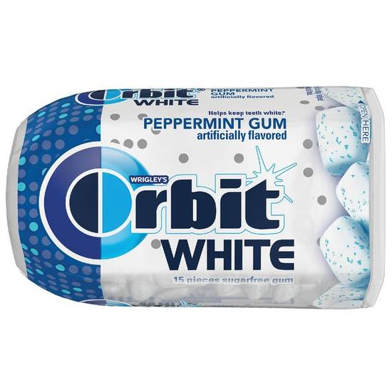 Order Wrigley's orbit white spearmint & peppermint gum 15 sugarfree pieces food online from Exxon Food Mart store, Port Huron on bringmethat.com