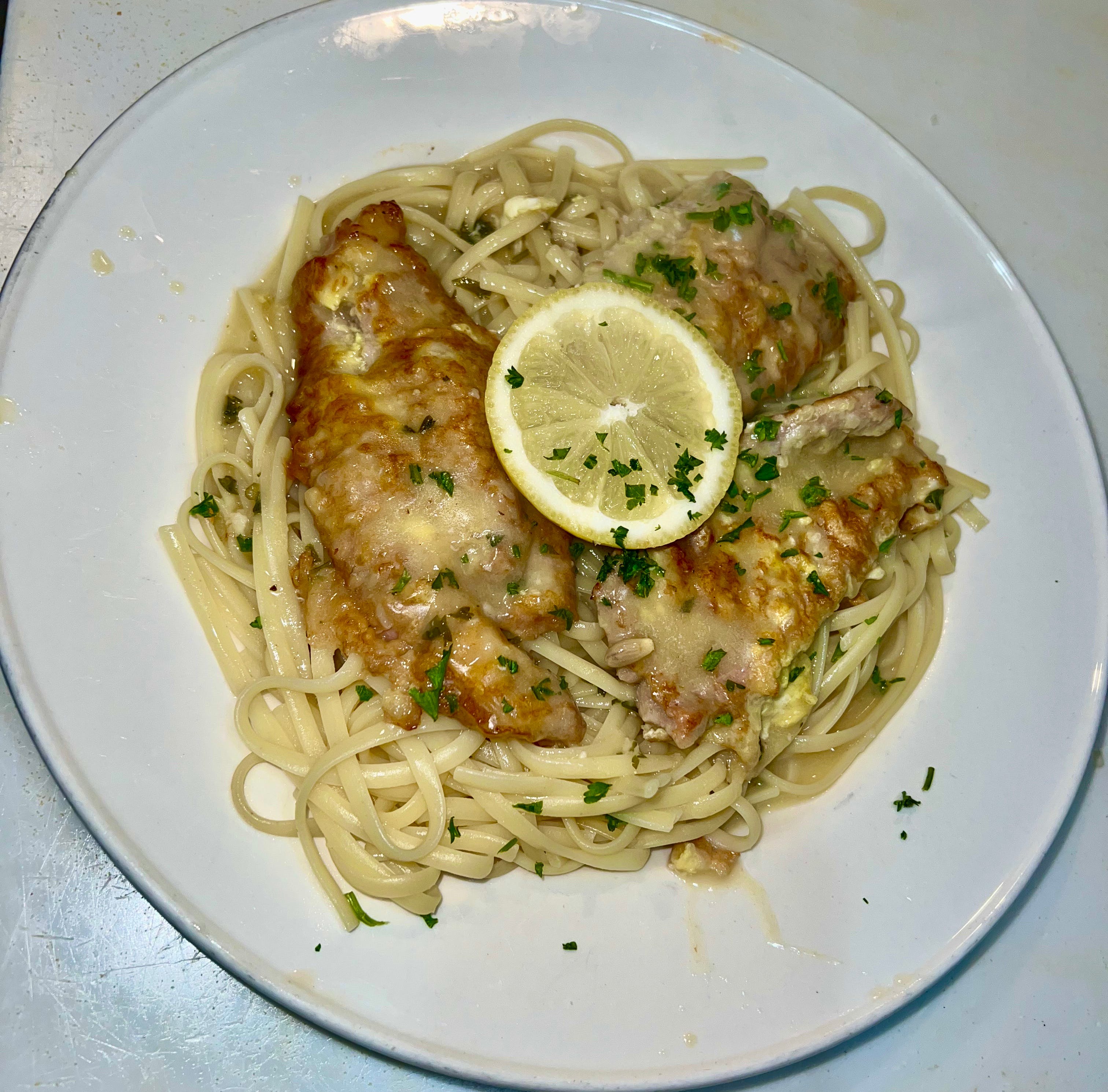 Order Veal Francese - Veal food online from Rox 52 store, Plymouth on bringmethat.com
