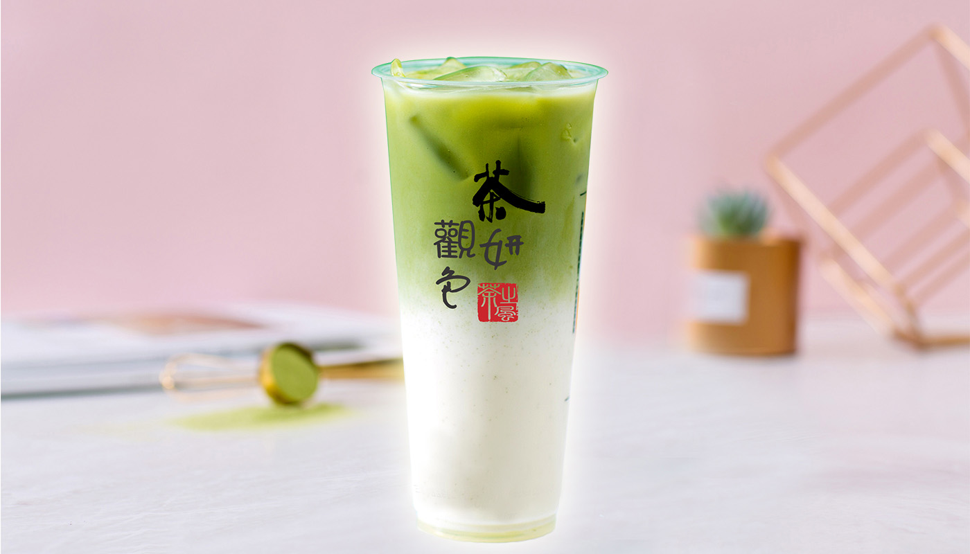Order D1. Matcha Latte food online from By Me Boba Tea store, San Francisco on bringmethat.com
