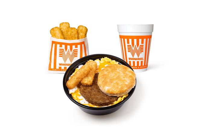 Order Sausage Breakfast Bowl Whatameal® food online from Whataburger store, Humble on bringmethat.com